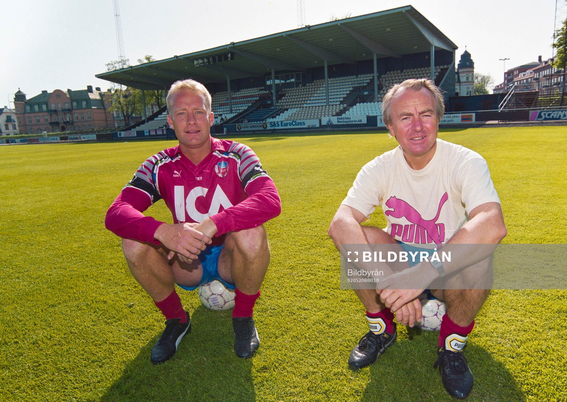 Nyförvärvet Mats Magnusson och Bosse Nilsson, tränare