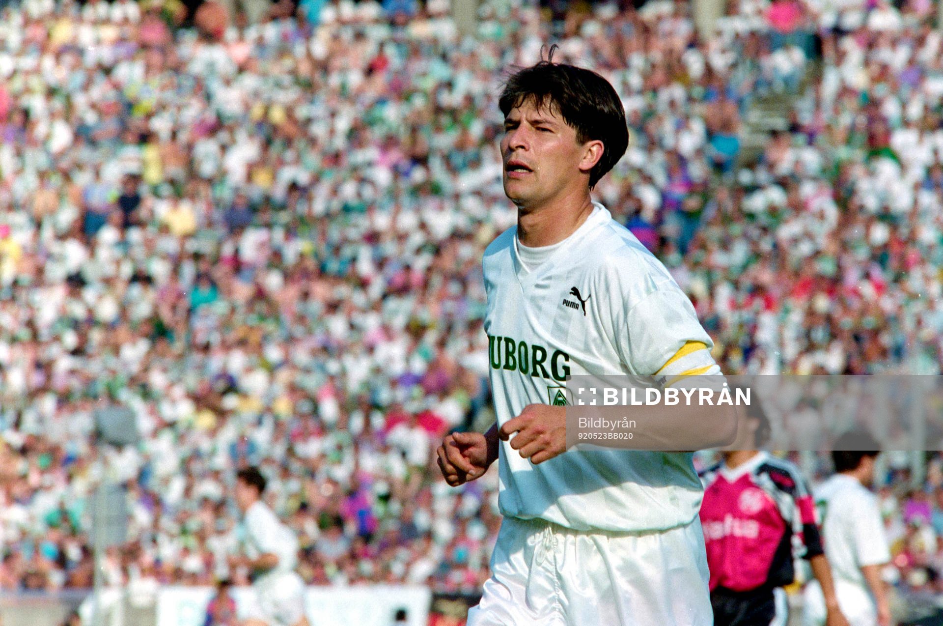 Fotboll, Tyska Cupen, Final, Borussia Mönchengladbach - Hannover 96, 0-0: Hans-Jörg Criens, Borussia Mönchengladbach.