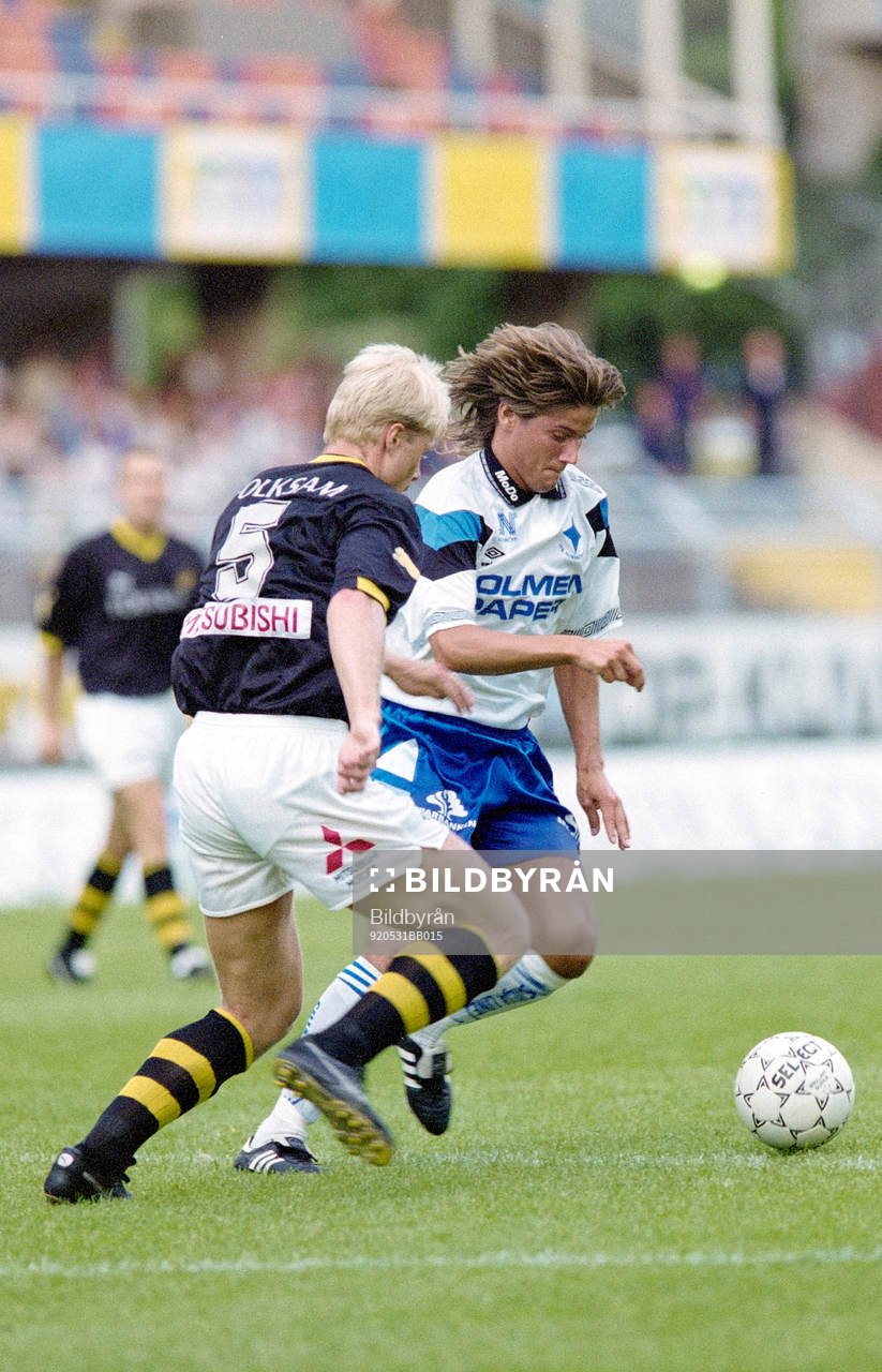 Peter Larsson, AIK och Jonny Rödlund, Norrköping