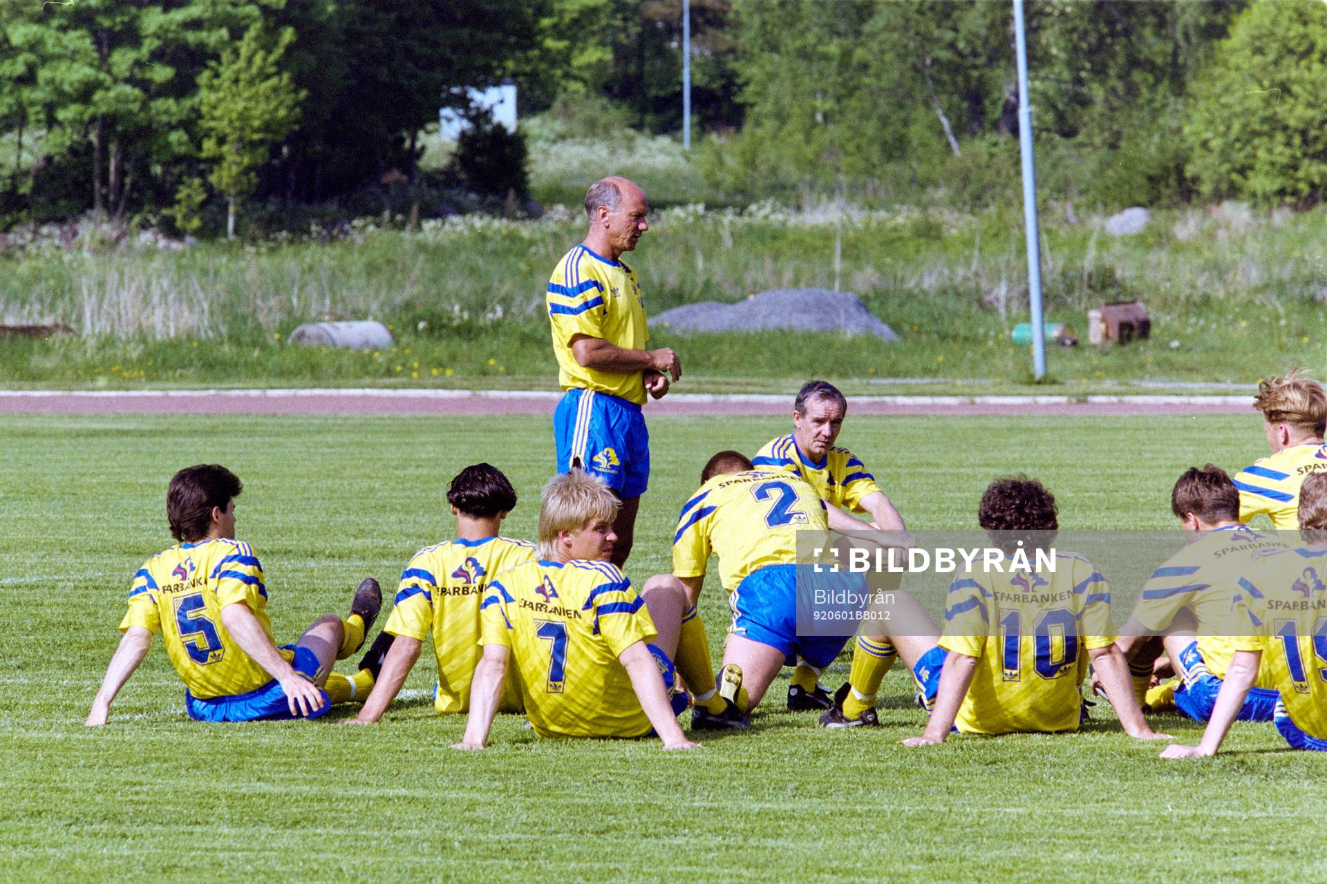 Tommy Svensson, förbundskapten och Tord Grip, Sverige