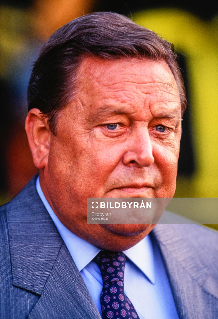 Lennart Johansson, president, UEFA, former president of