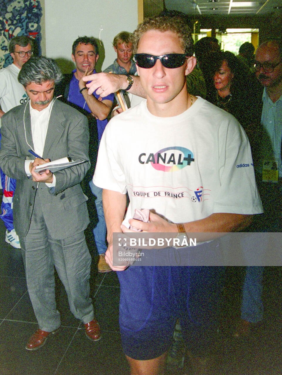 Football, Uefa EURO 1992 in Sweden, Group 1, France,