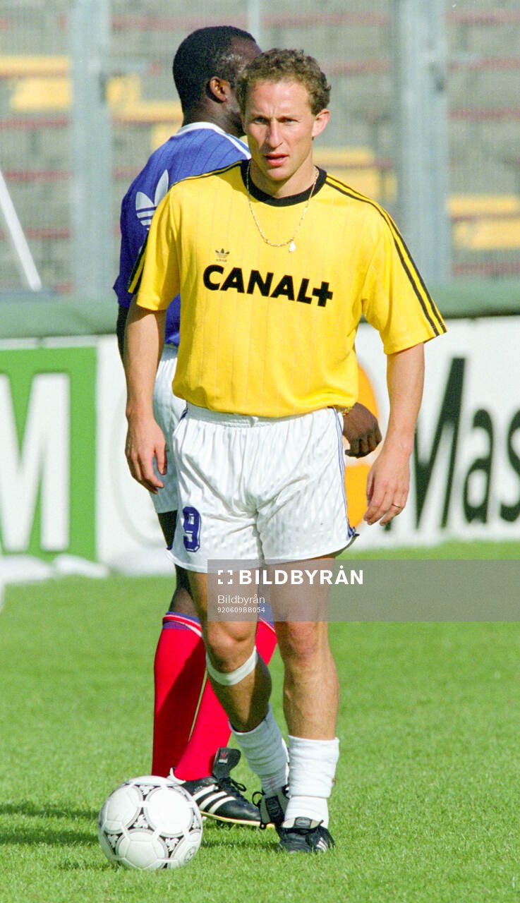 Football, Uefa EURO 1992 in Sweden, Group 1, France,