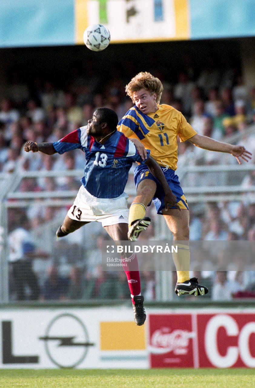 Basile Boli, Frankrike och Tomas Brolin, Sverige