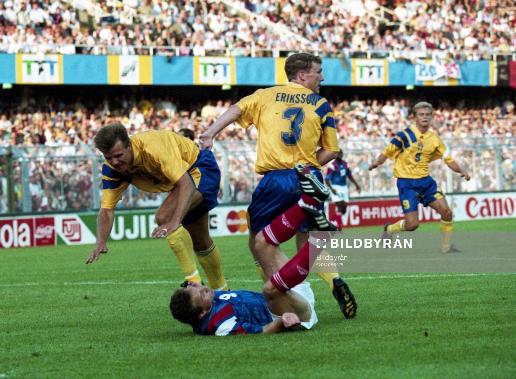 Jan Eriksson, Roland Nilsson, Sverige och Jean-Pierre