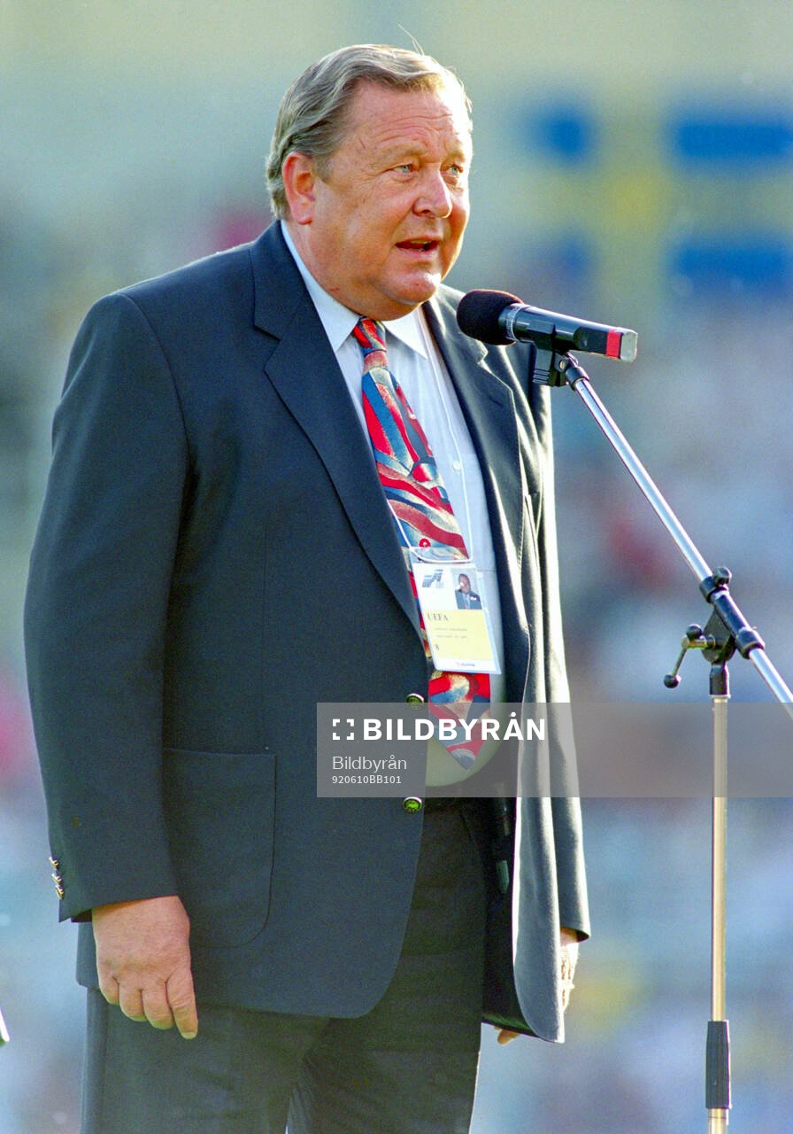 Lennart Johansson, president of the Swedish Football