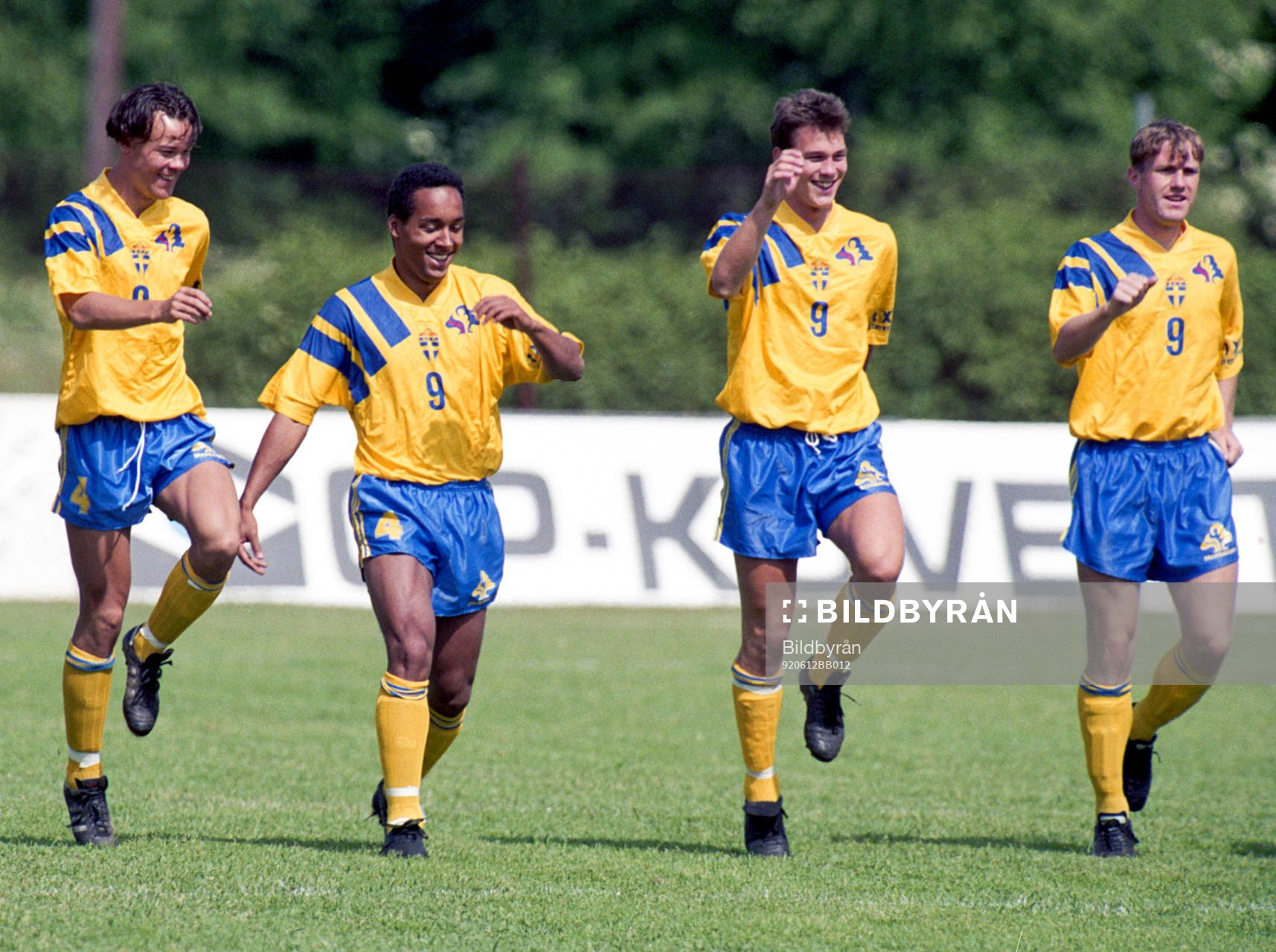 Joachim Björklund, Martin Dahlin, Patrik Andersson, Jan