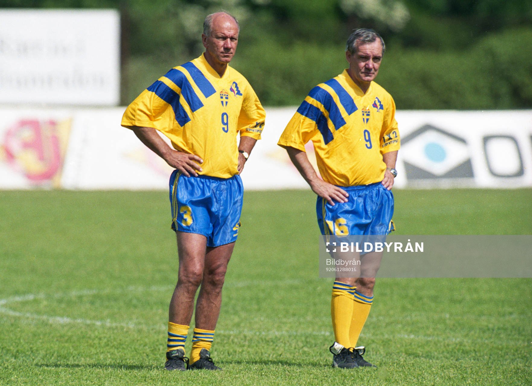 Tommy Svensson, förbundskapten och Tord Grip, Sverige