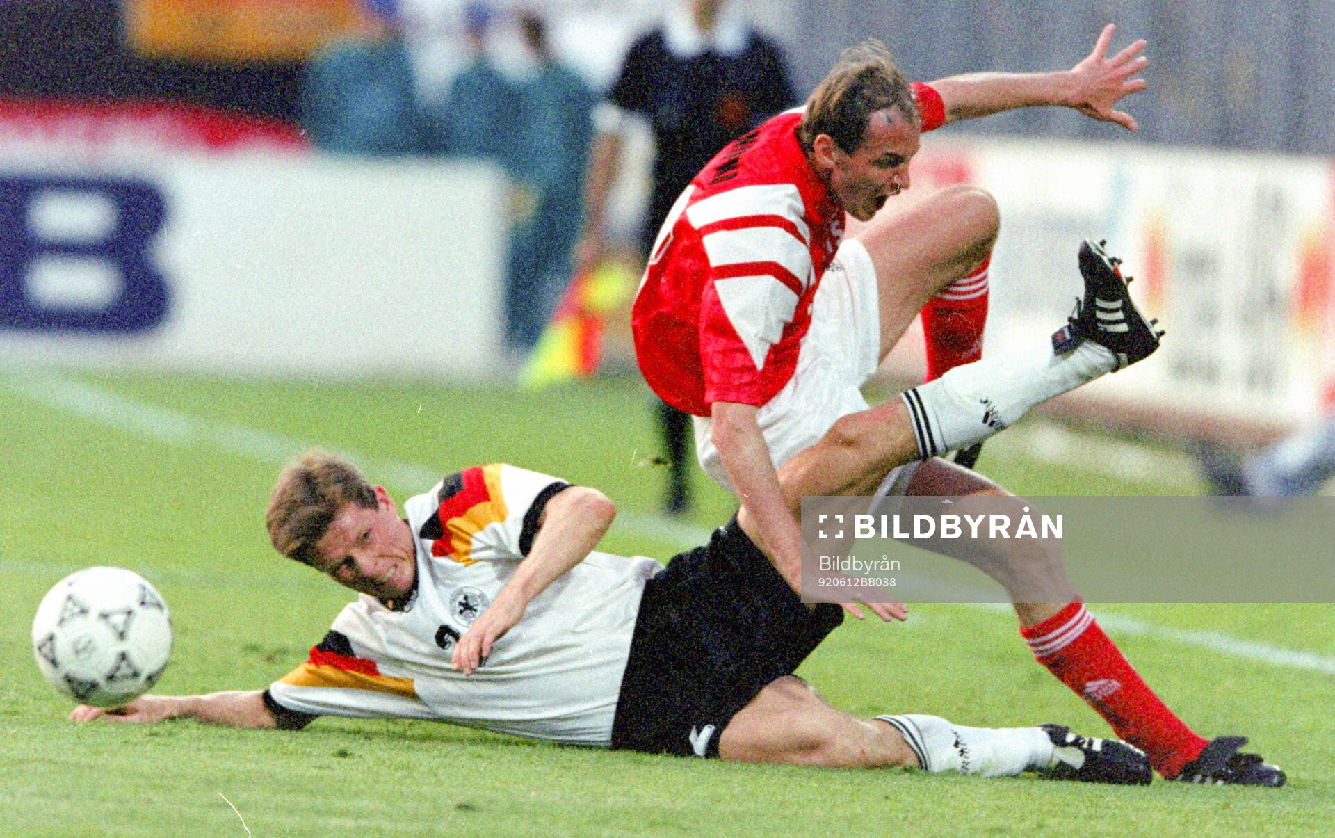 Football, Uefa EURO 1992, Group 2, CIS (Russia) - Germany