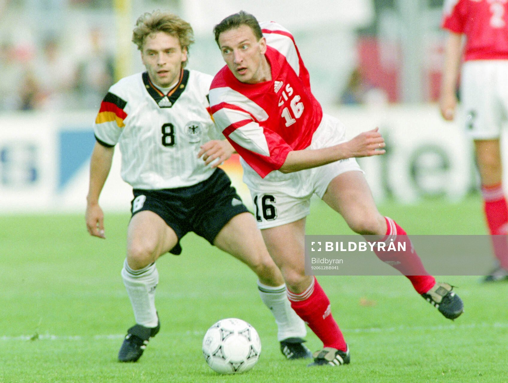 Football, Uefa EURO 1992, Group 2, CIS (Russia) - Germany