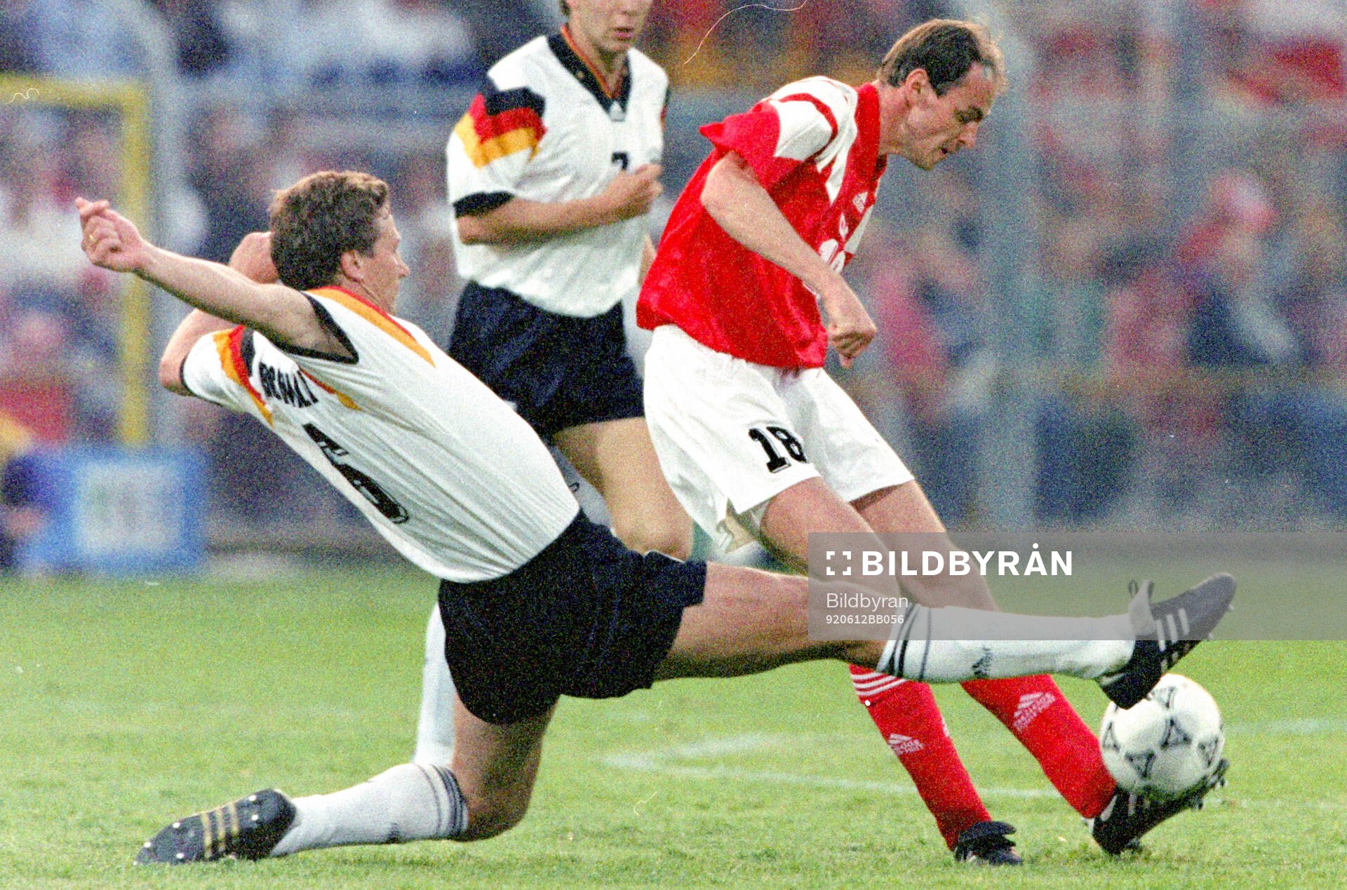 Football, Uefa EURO 1992, Group 2, CIS (Russia) - Germany