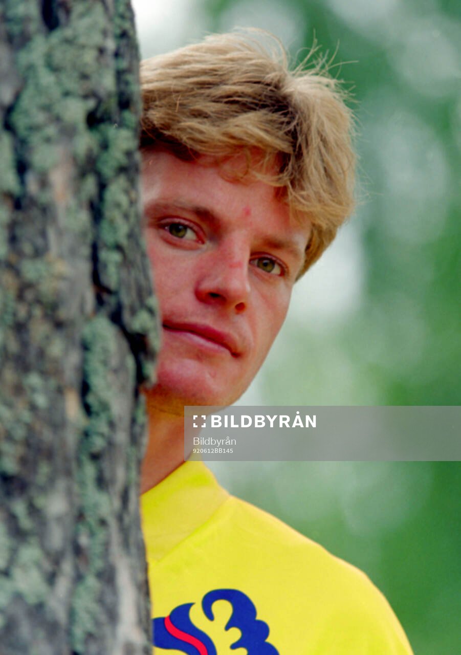 Swedens Stefan Schwarz at training camp in Gimo