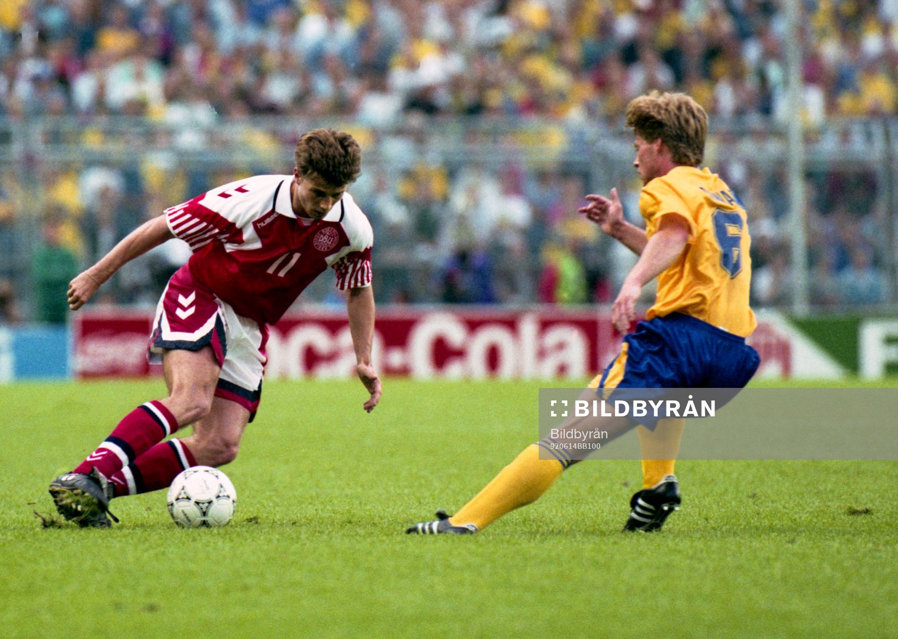 Brian Laudrup, Danmark och Stefan Schwarz, Sverige