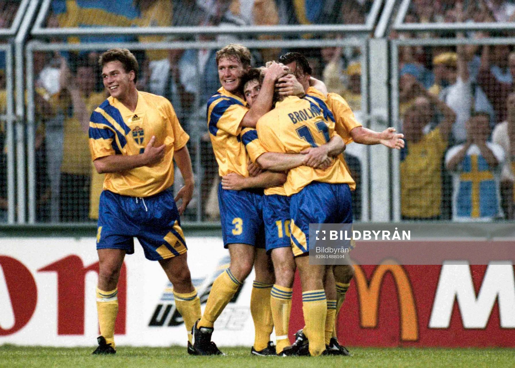 Patrik Andersson, Jan Eriksson, Anders Limpar, Tomas
