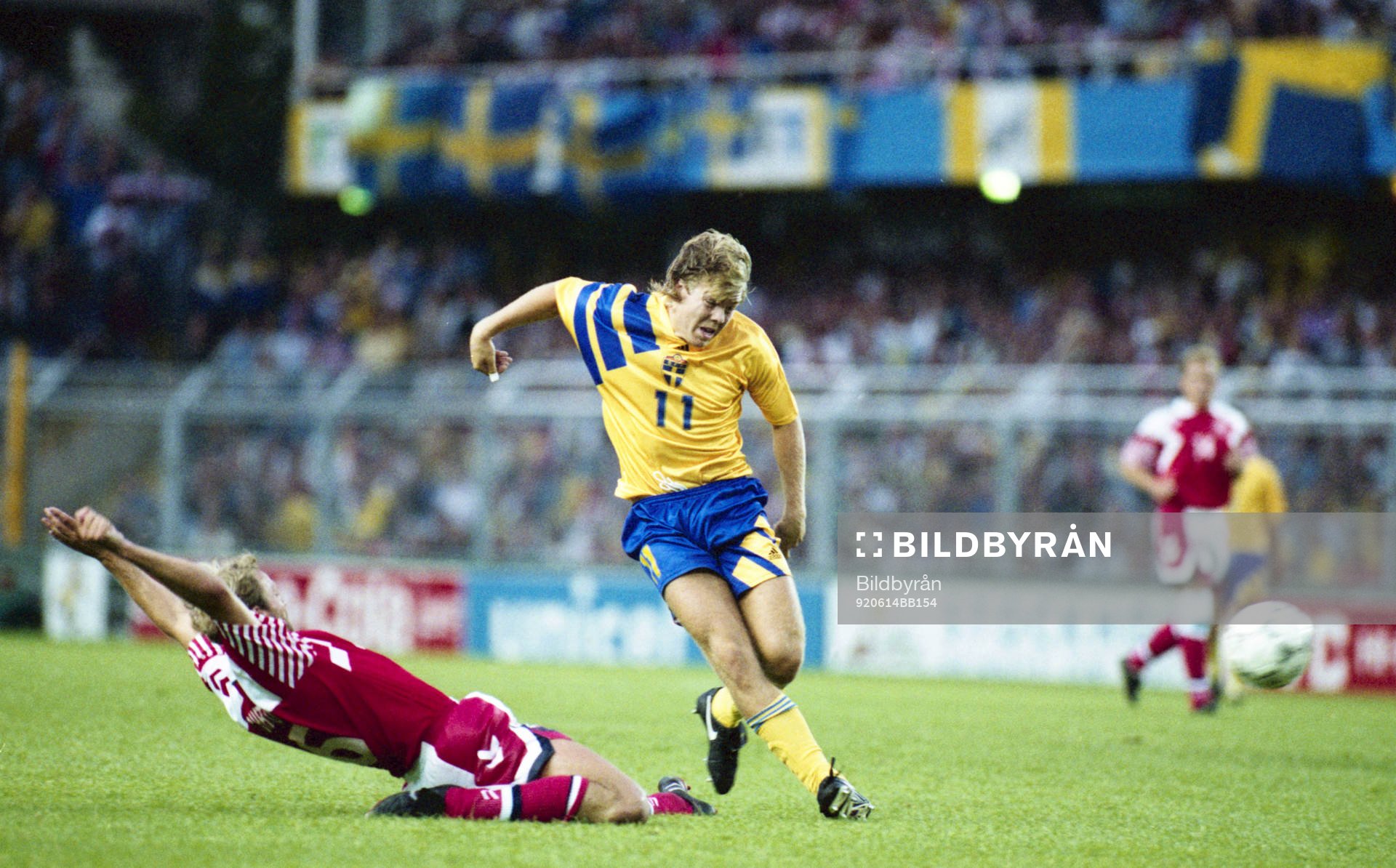 Tomas Brolin, Sverige och  Kim Christofte, Danmark
