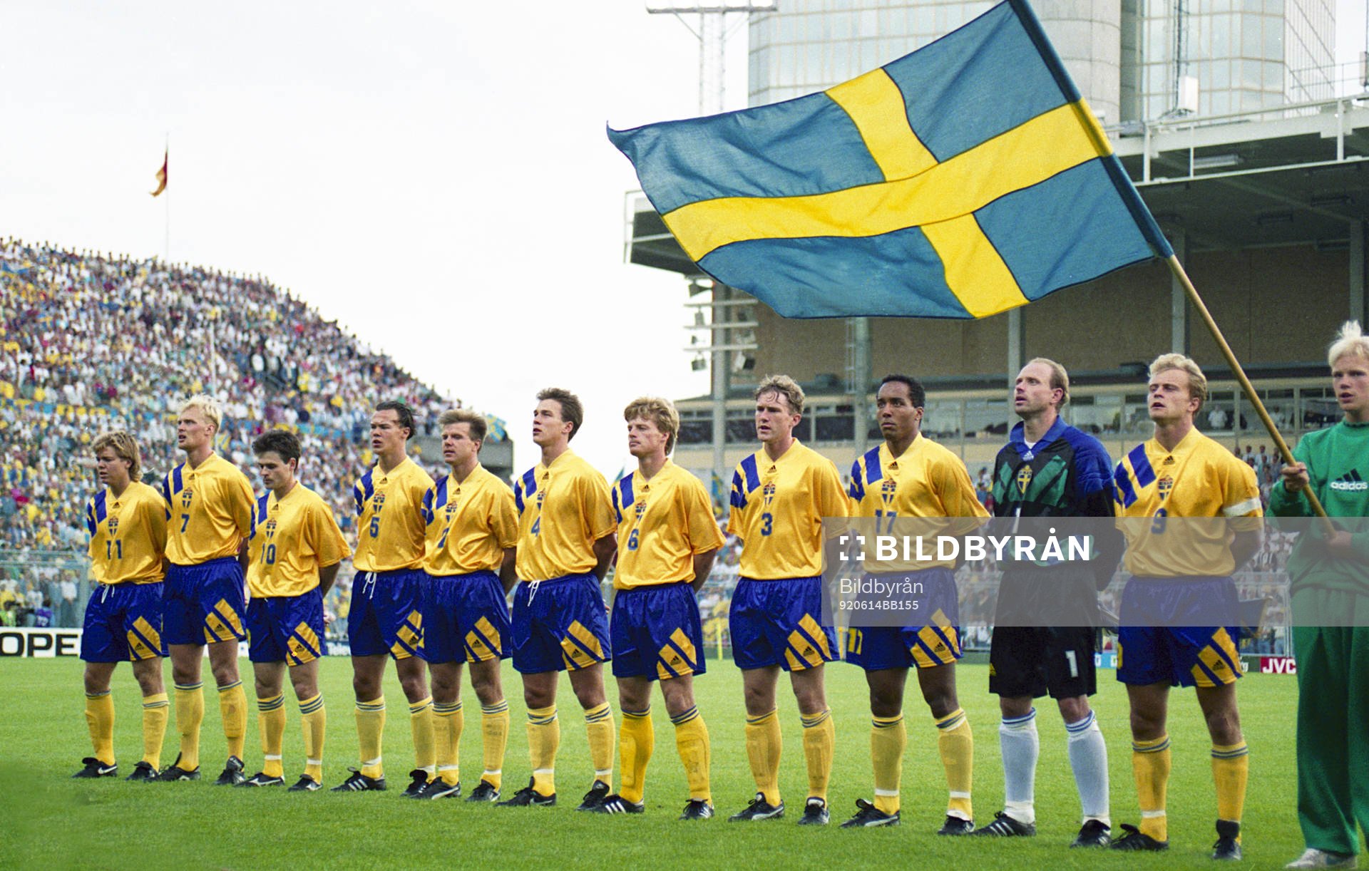 Lineup. Tomas Brolin, Klas Ingesson, Anders Limpar, Joachim