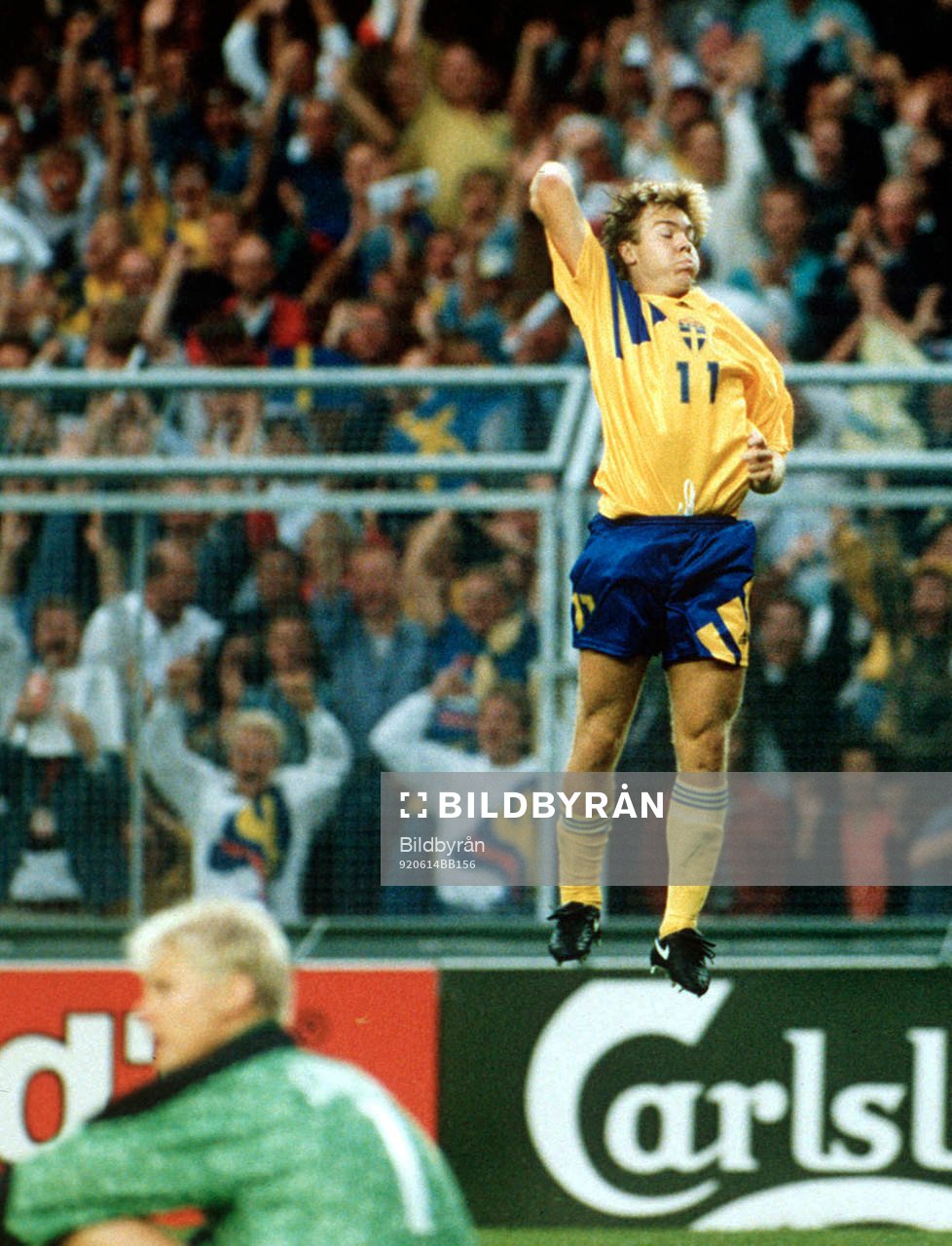  Tomas Brolin, jubel.