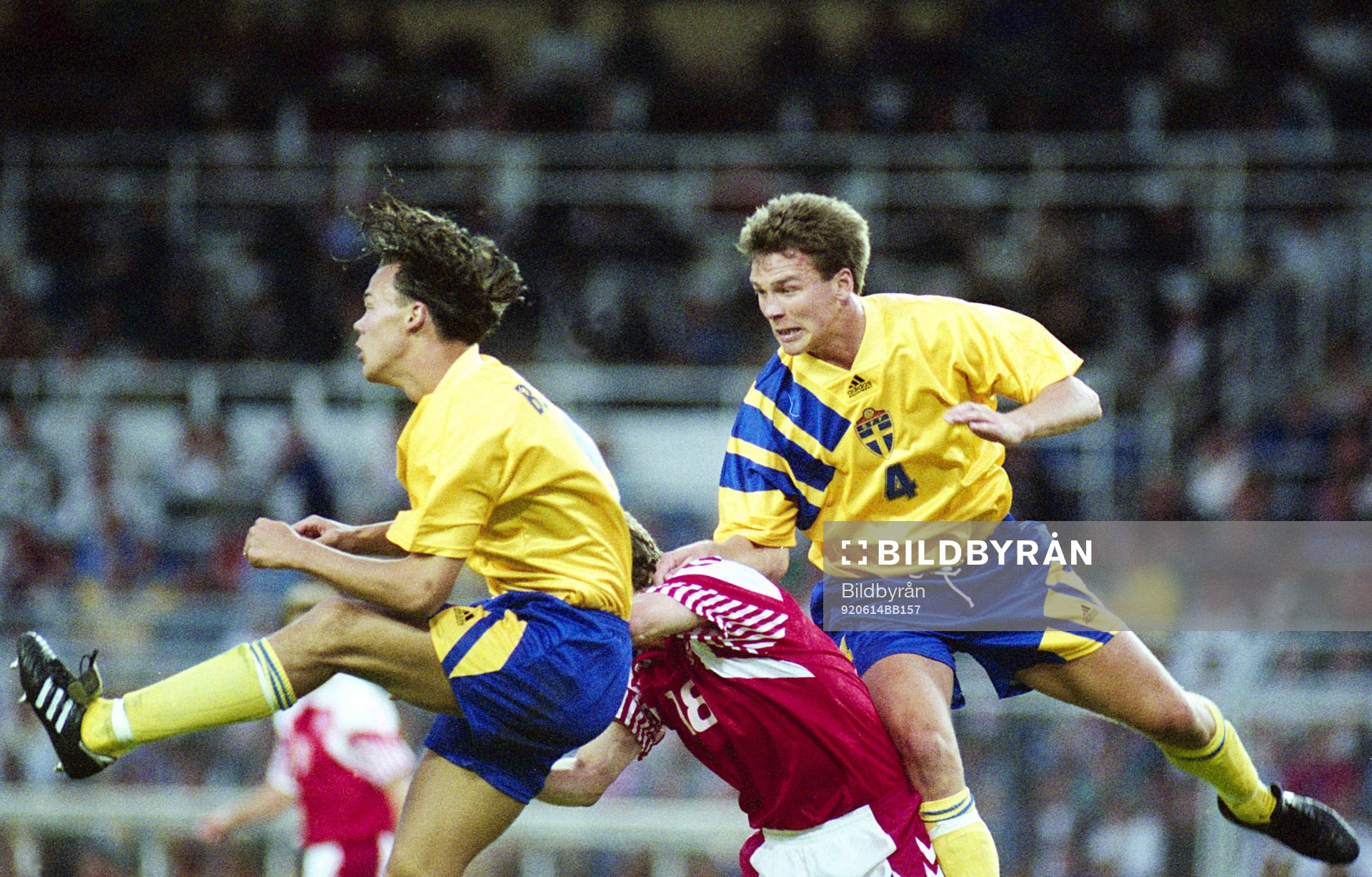 De svenska mittbackarna Patrik Andersson, Joachim