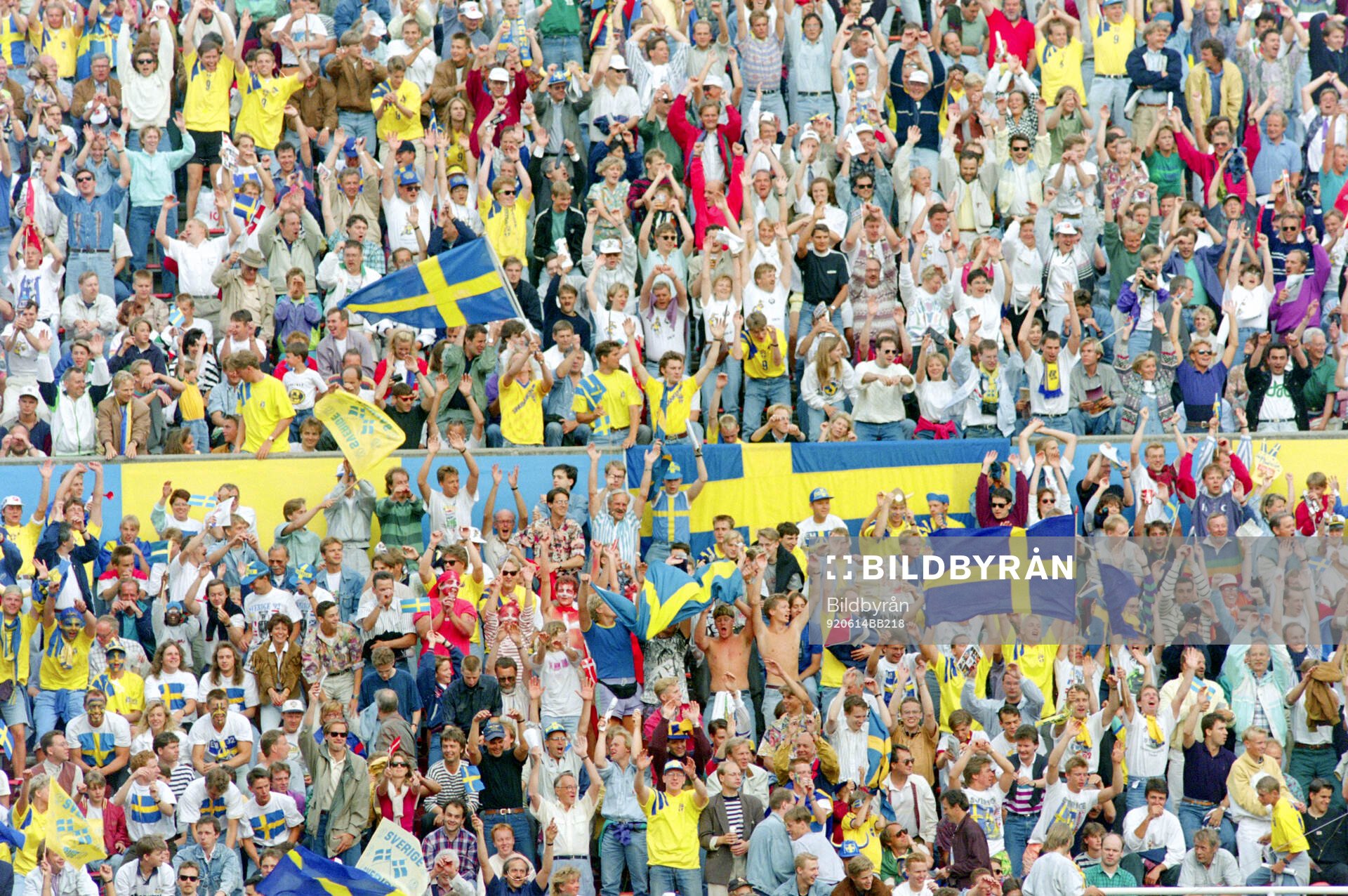 Fotboll, EM, Sverige - Danmark