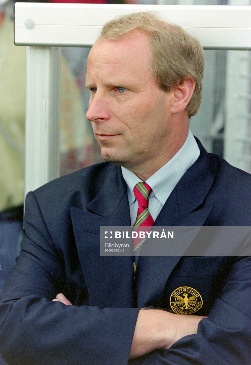 Germanys manager Berti Vogts