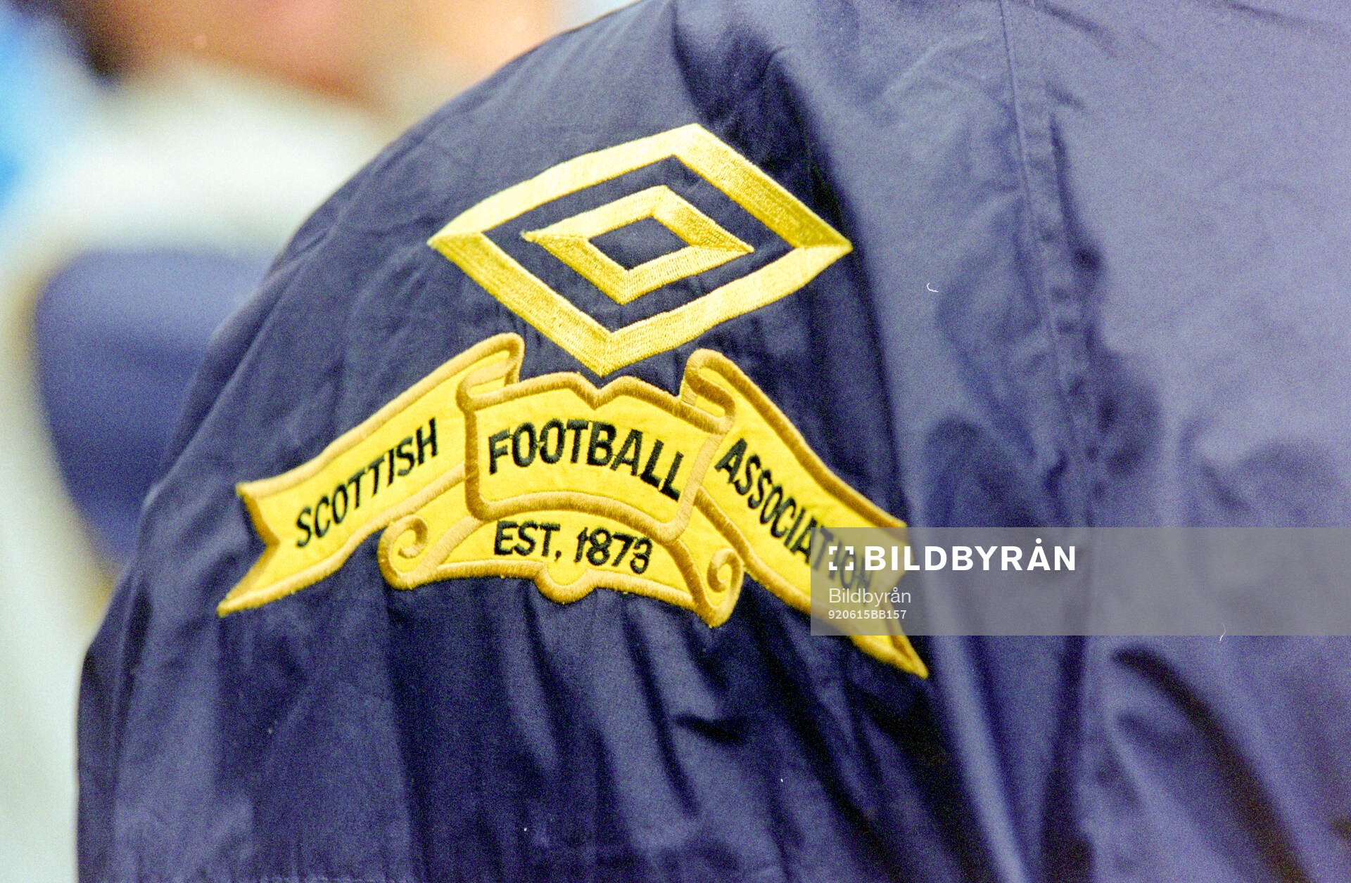 A scottish player with a logo of The Scottish Football