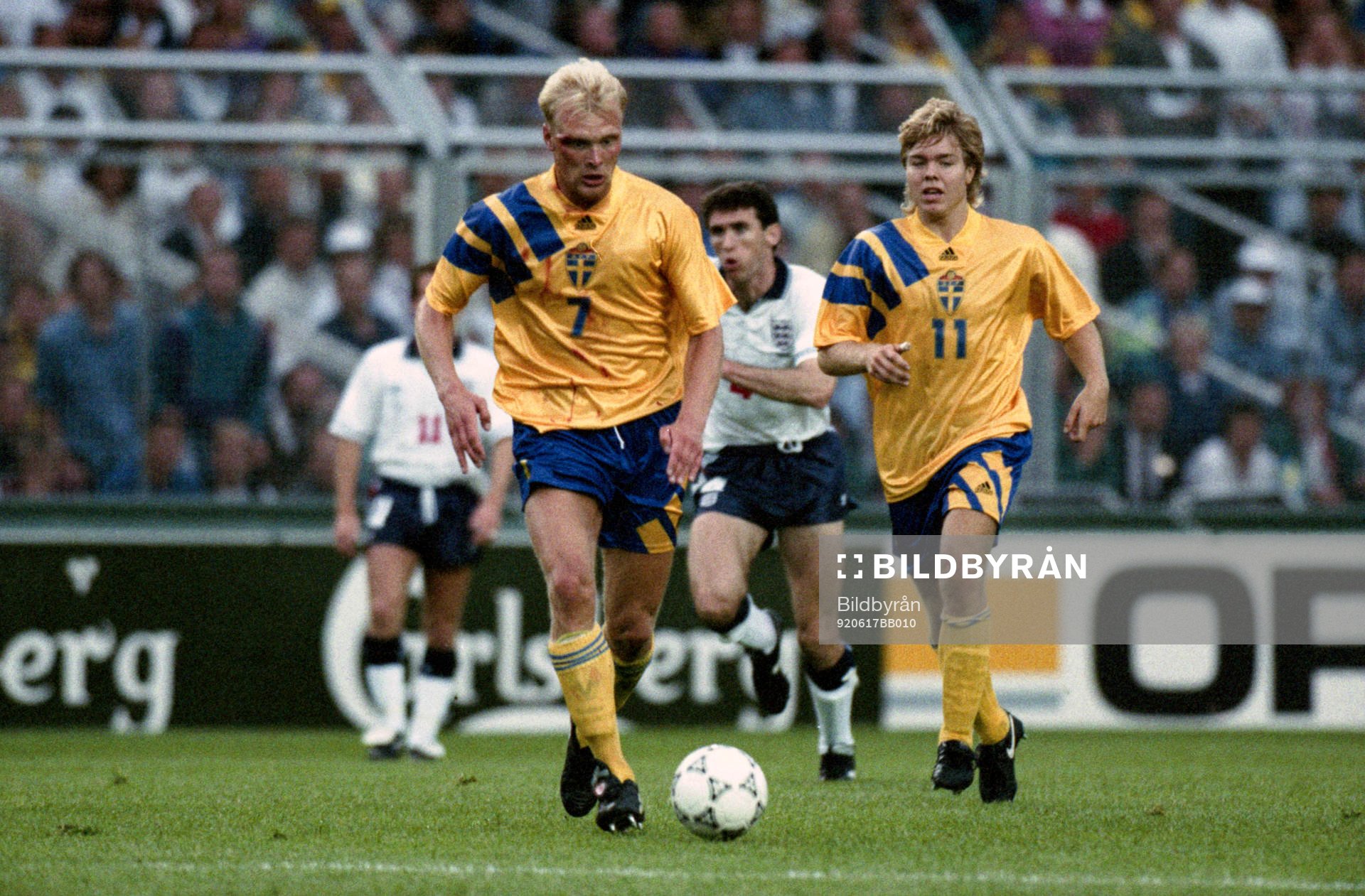 Klas Ingesson och Tomas Brolin, Sverige