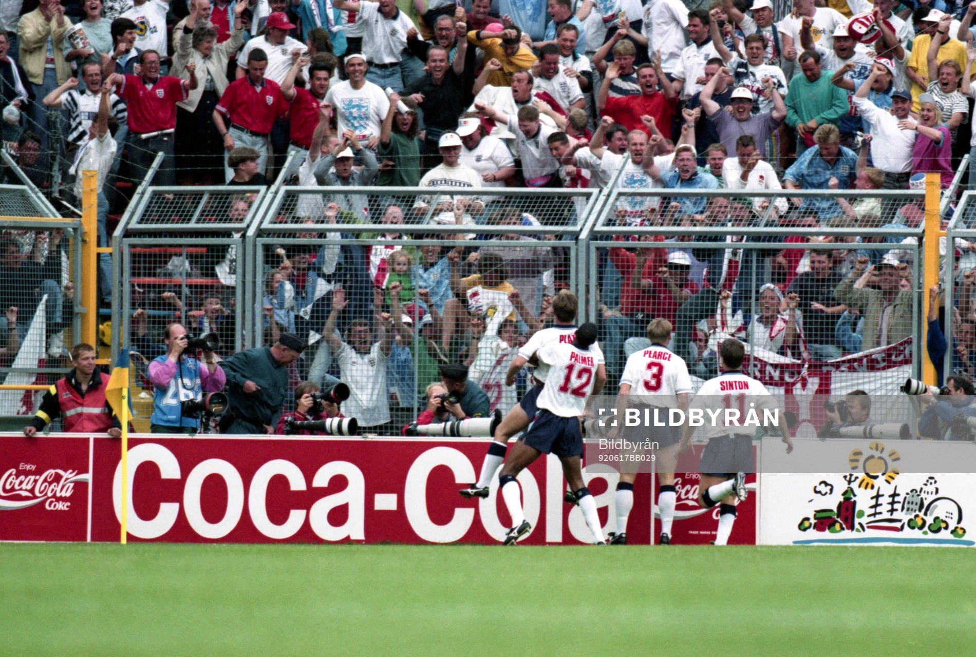 David Platt, Carlton Palmer, Stuart Pearce, Andy Sinton,
