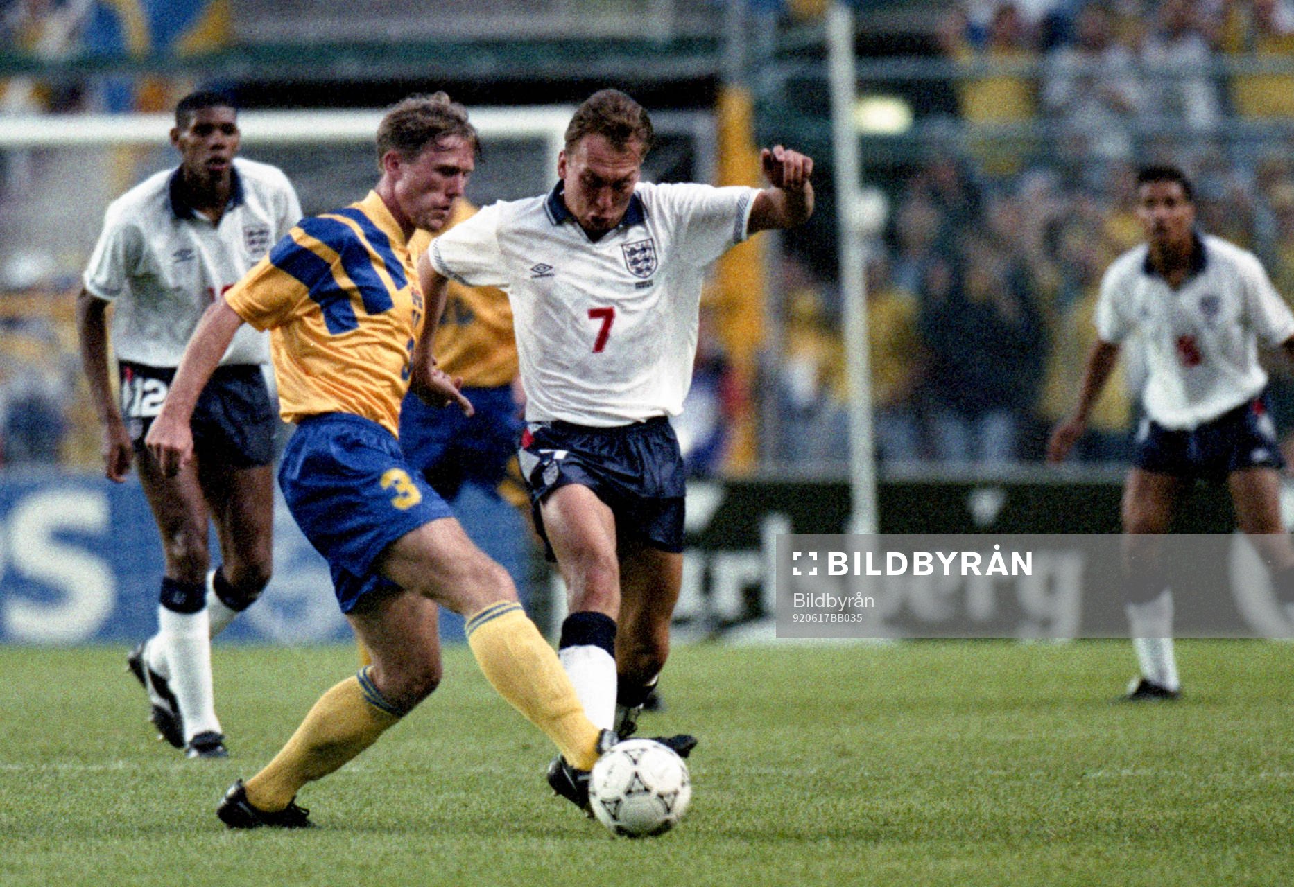 Jan Eriksson, Sverige och David Platt, England