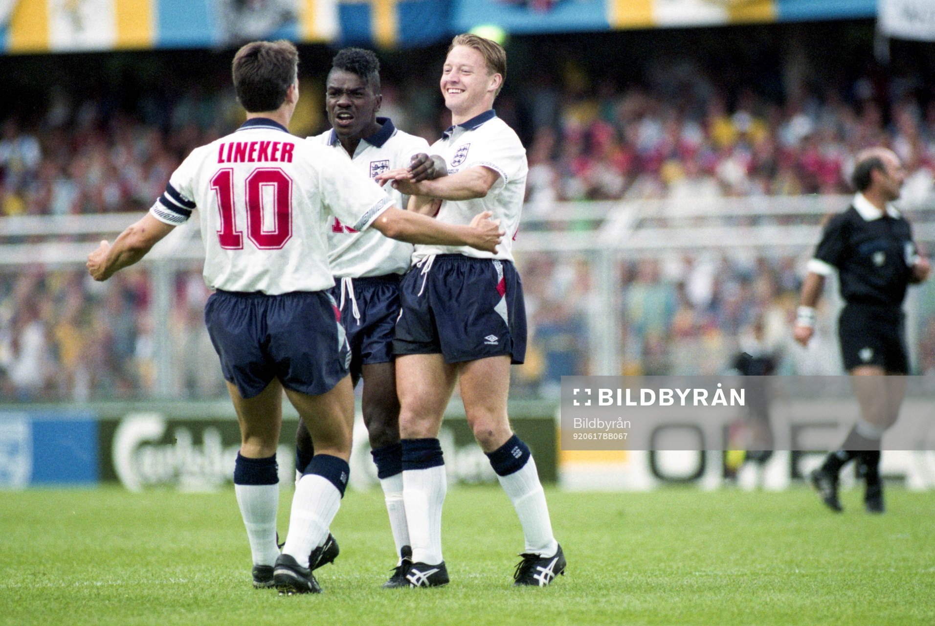 Gary Lineker, England jublar