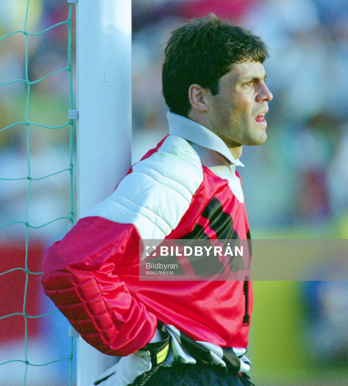 Goalkeeper Bruno Martini of France