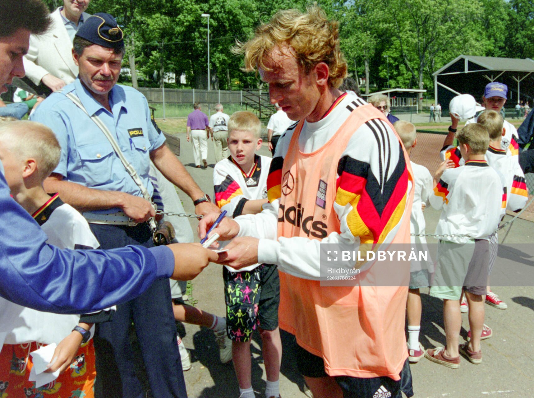 Germany, preview, training and media event at camp in