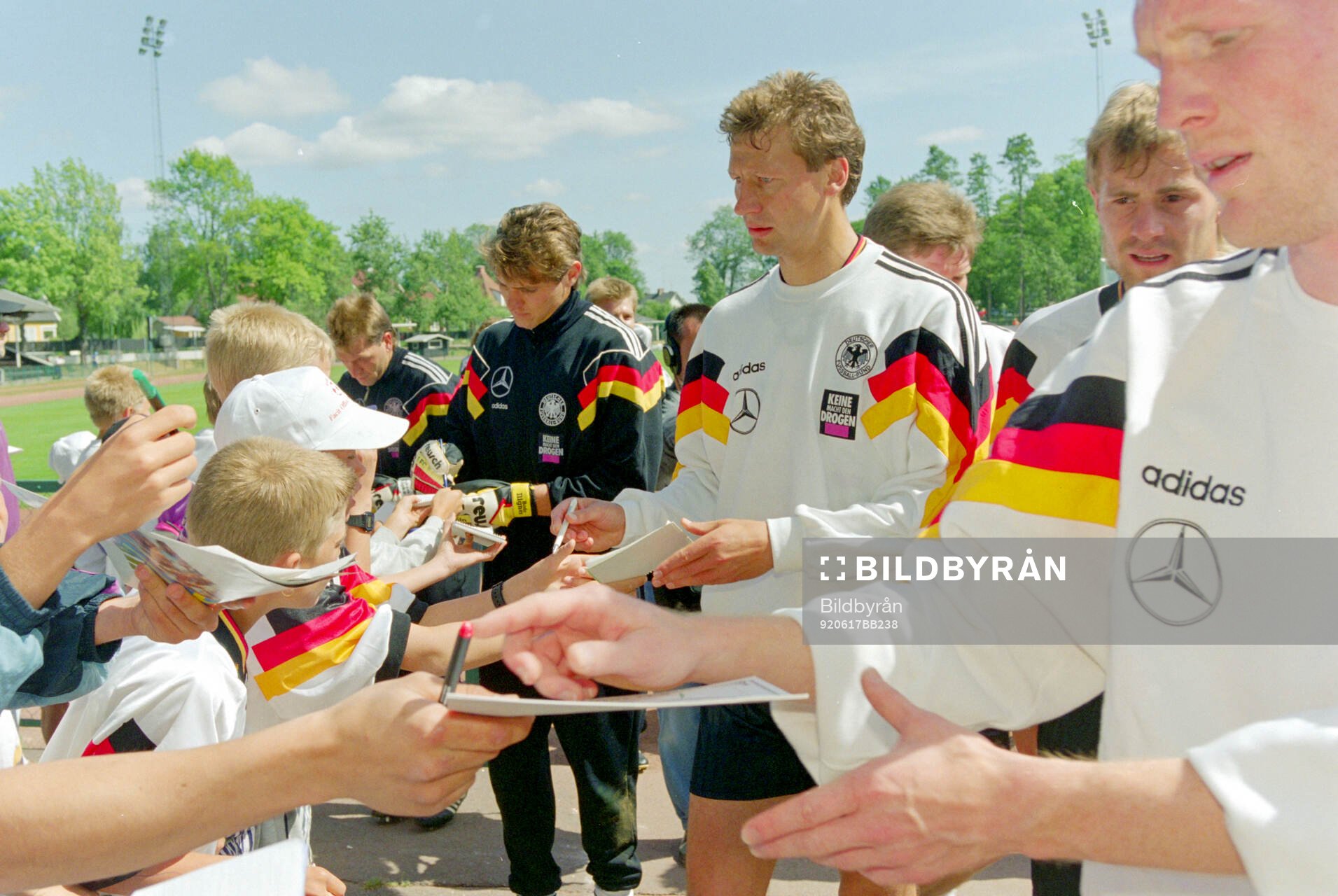 Germany, preview, training and media event at camp in