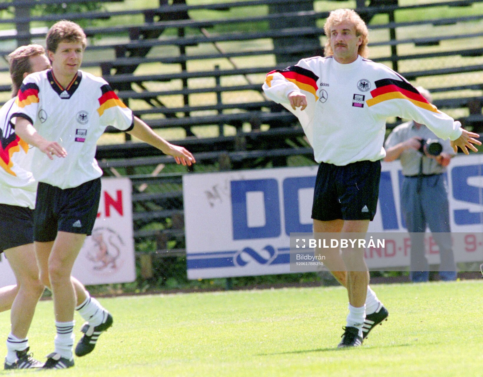Germany, preview, training and media event at camp in