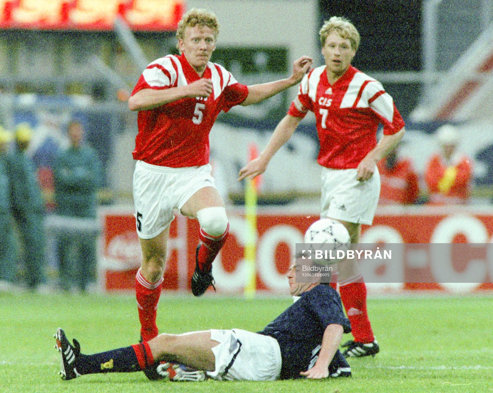 Football, Uefa EURO 1992, Group 2, Scotland - CIS (Russia)