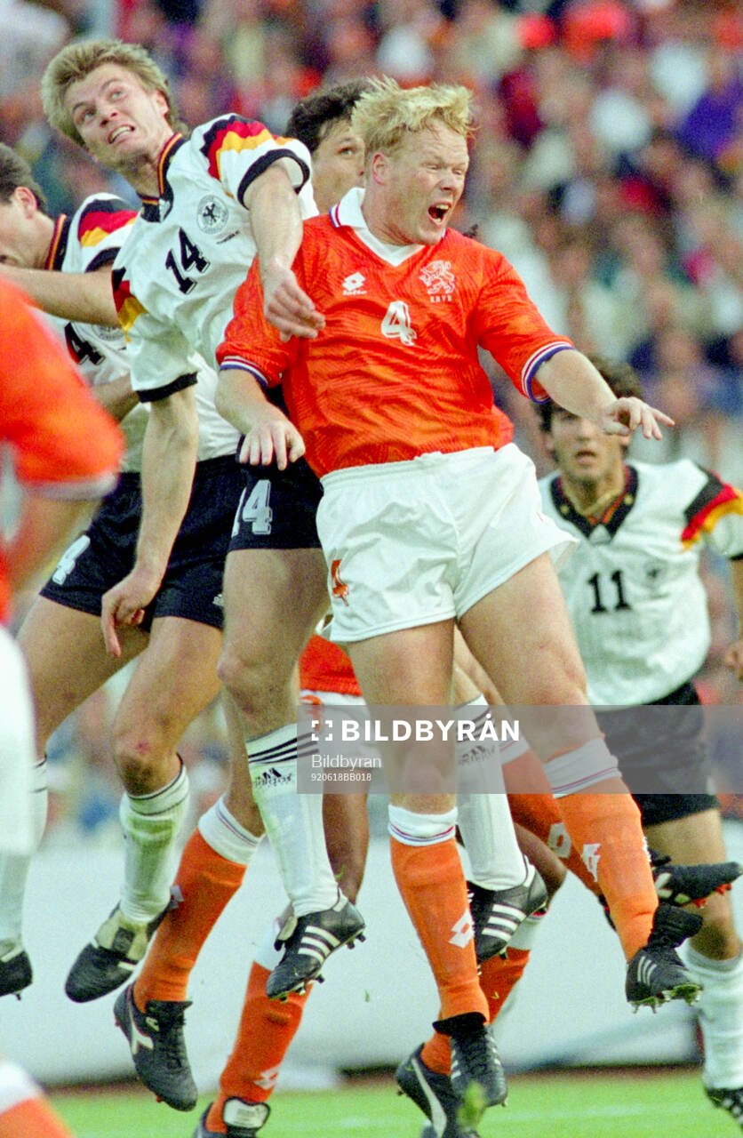 Football, Uefa EURO 1992, Group 2, Netherlands - Germany