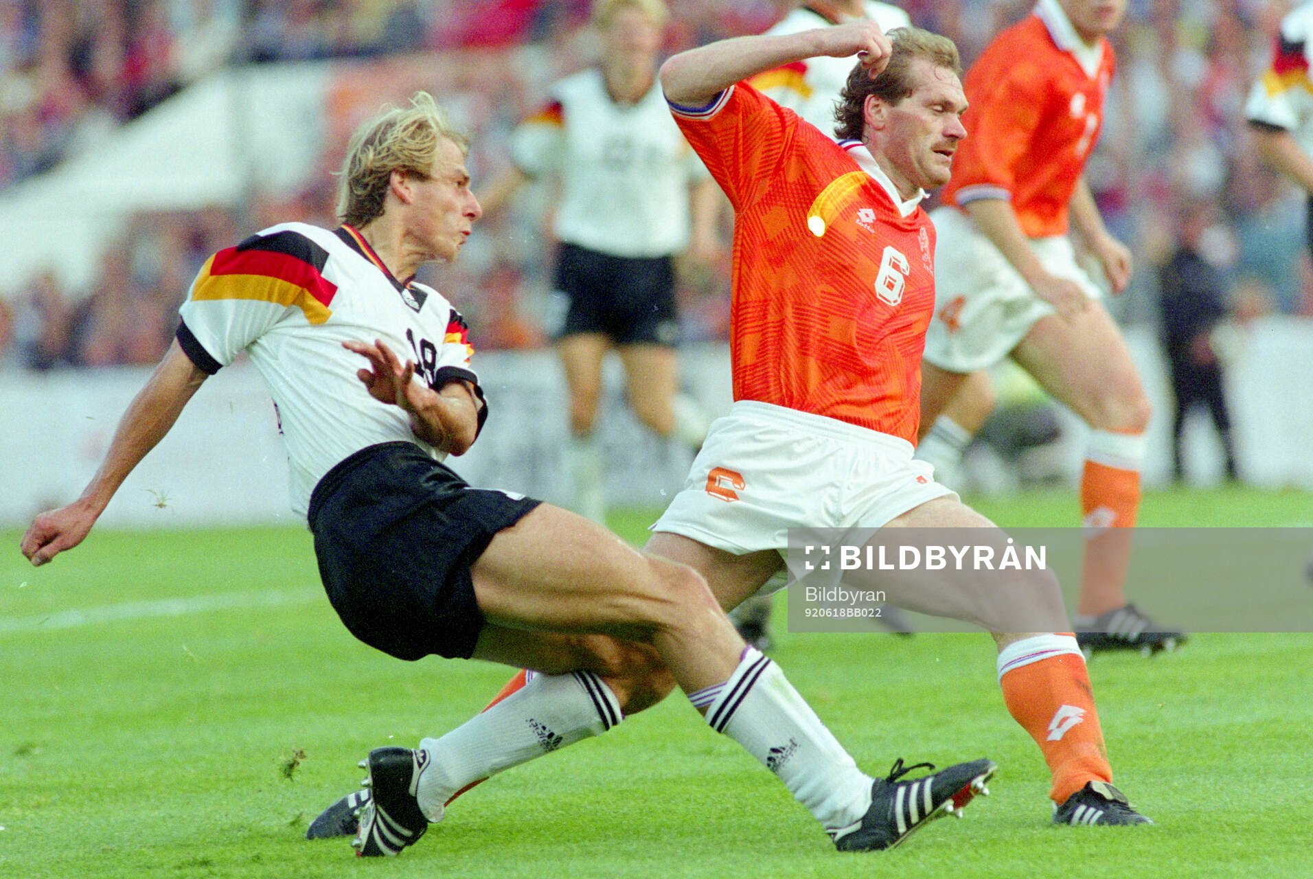 Football, Uefa EURO 1992, Group 2, Netherlands - Germany