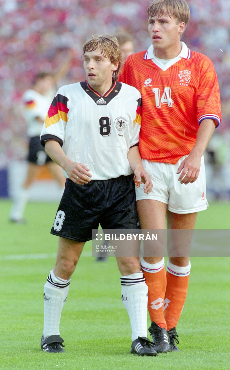 Football, Uefa EURO 1992, Group 2, Netherlands - Germany