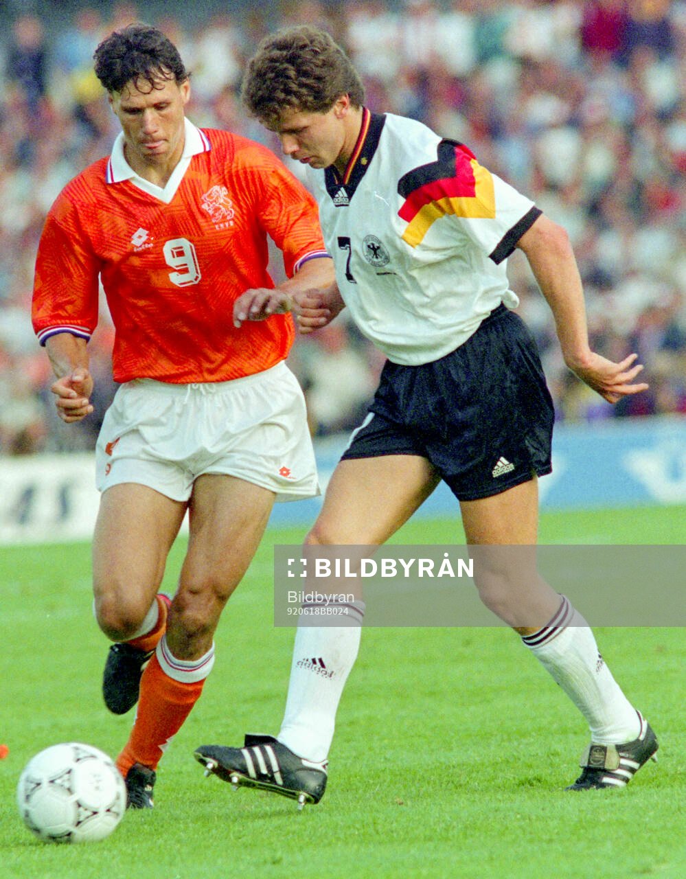 Football, Uefa EURO 1992, Group 2, Netherlands - Germany