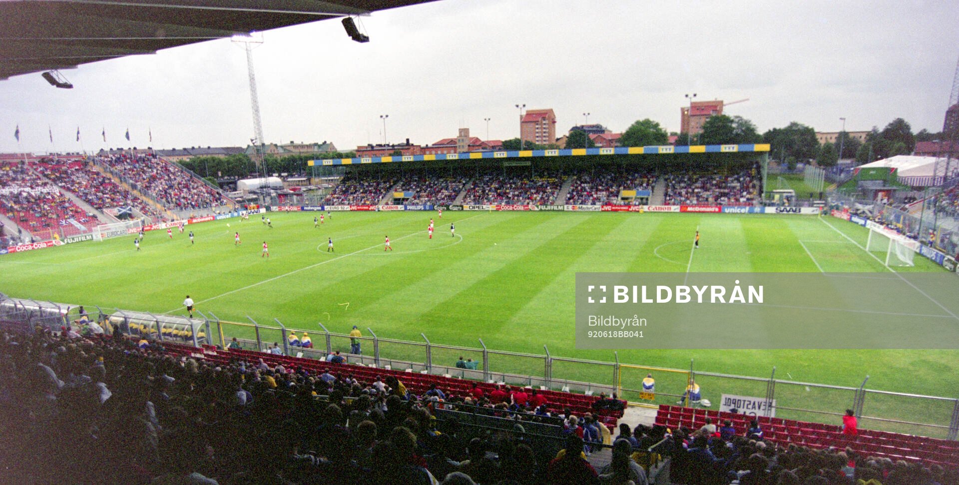 Overview of Idrottsparken Stadium in Norrkoping