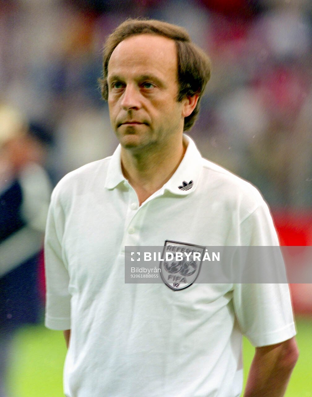Referee Kurt Rothlisberger of Switzerland