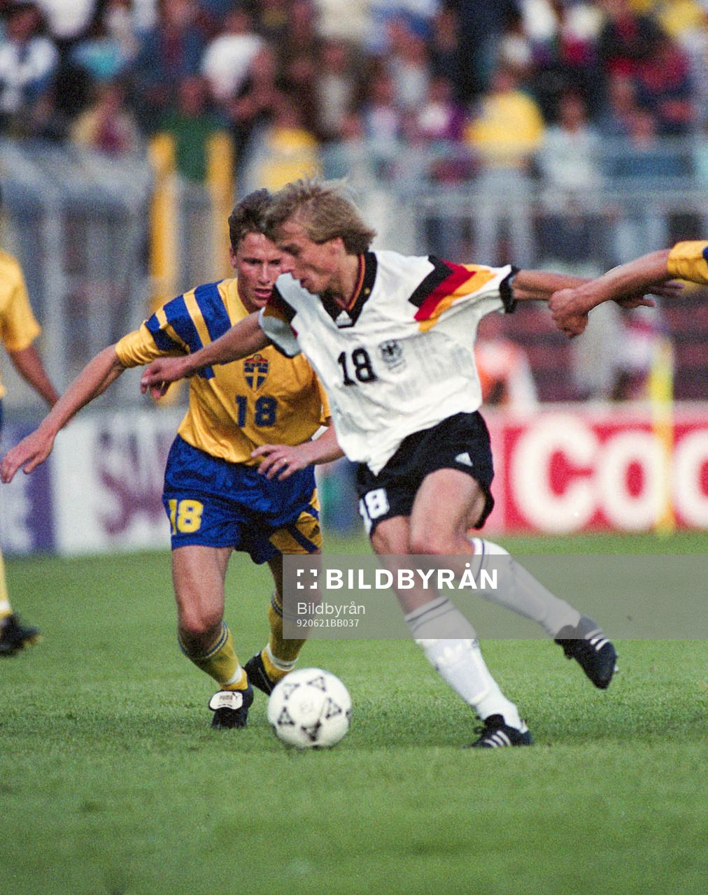 Roger Ljung, Sverige och Jürgen Klinsmann, Tyskland