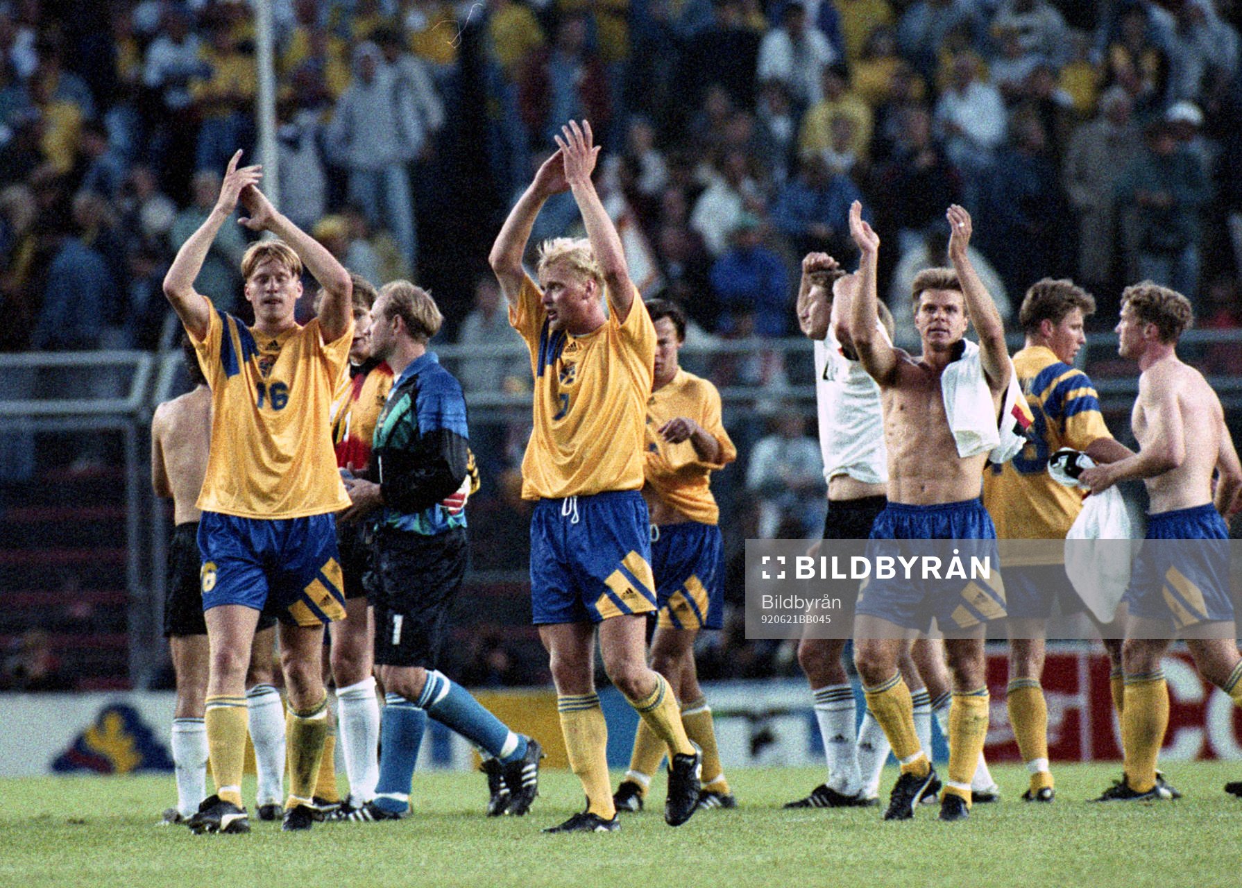 Kennet Andersson, Klas Ingesson, Roland Nilsson, Sverige