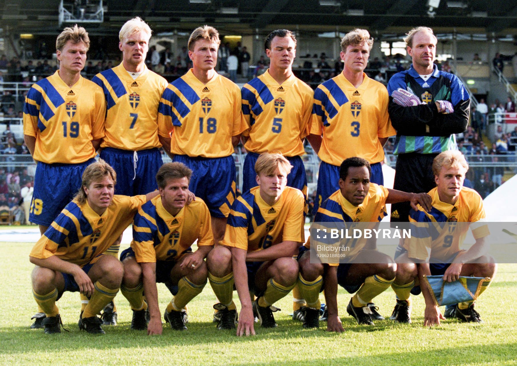 Lagbild, fr.v. Joakim Nilsson, Klas Ingesson, Roger Ljung