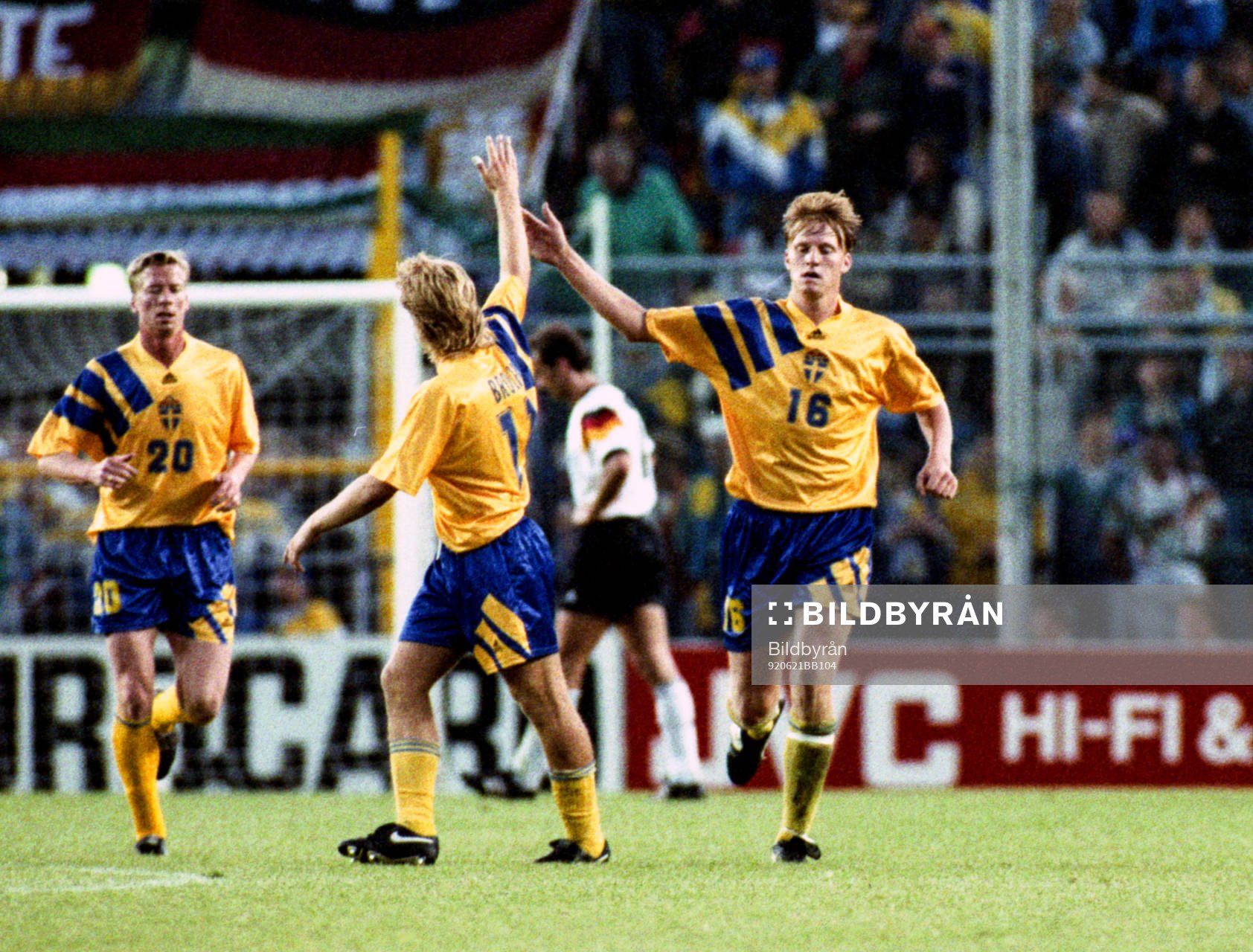 Kennet Andersson och Tomas Brolin, Sverige