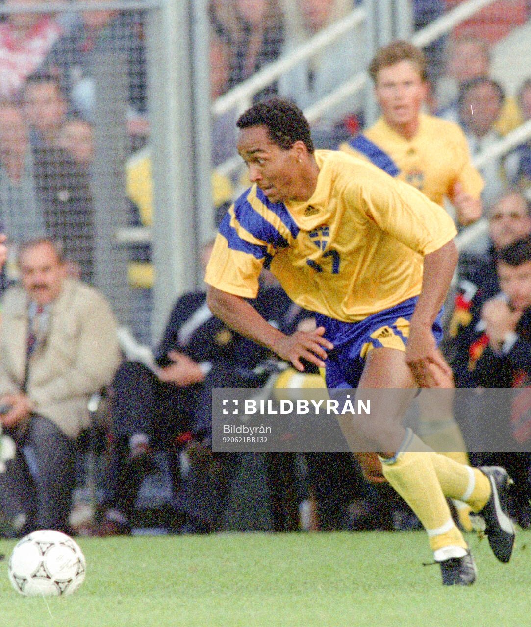 Martin Dahlin of Sweden