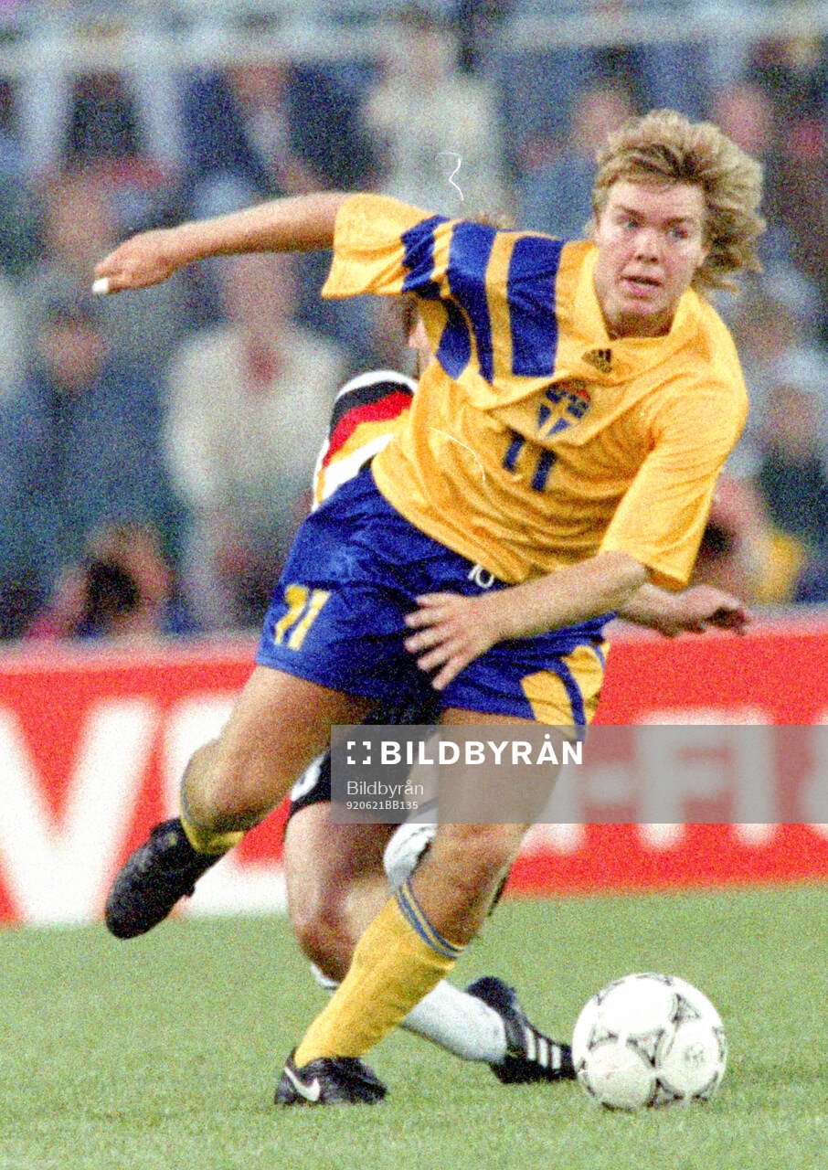 Tomas Brolin of Sweden