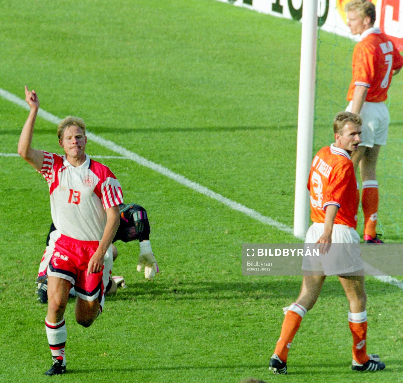 Football, Uefa EURO 1992, Semifinal, Netherlands - Denmark