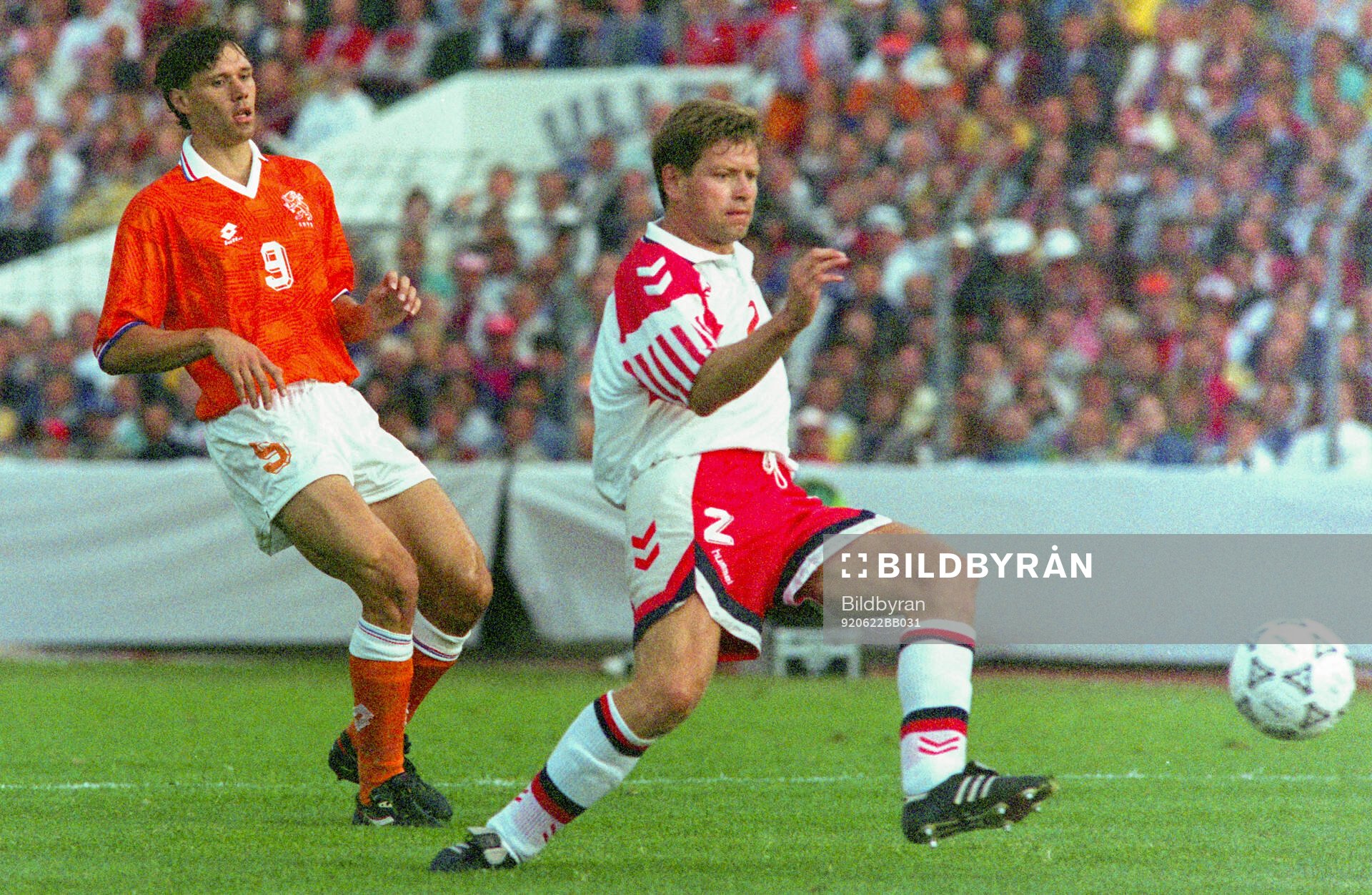 Football, Uefa EURO 1992, Semifinal, Netherlands - Denmark