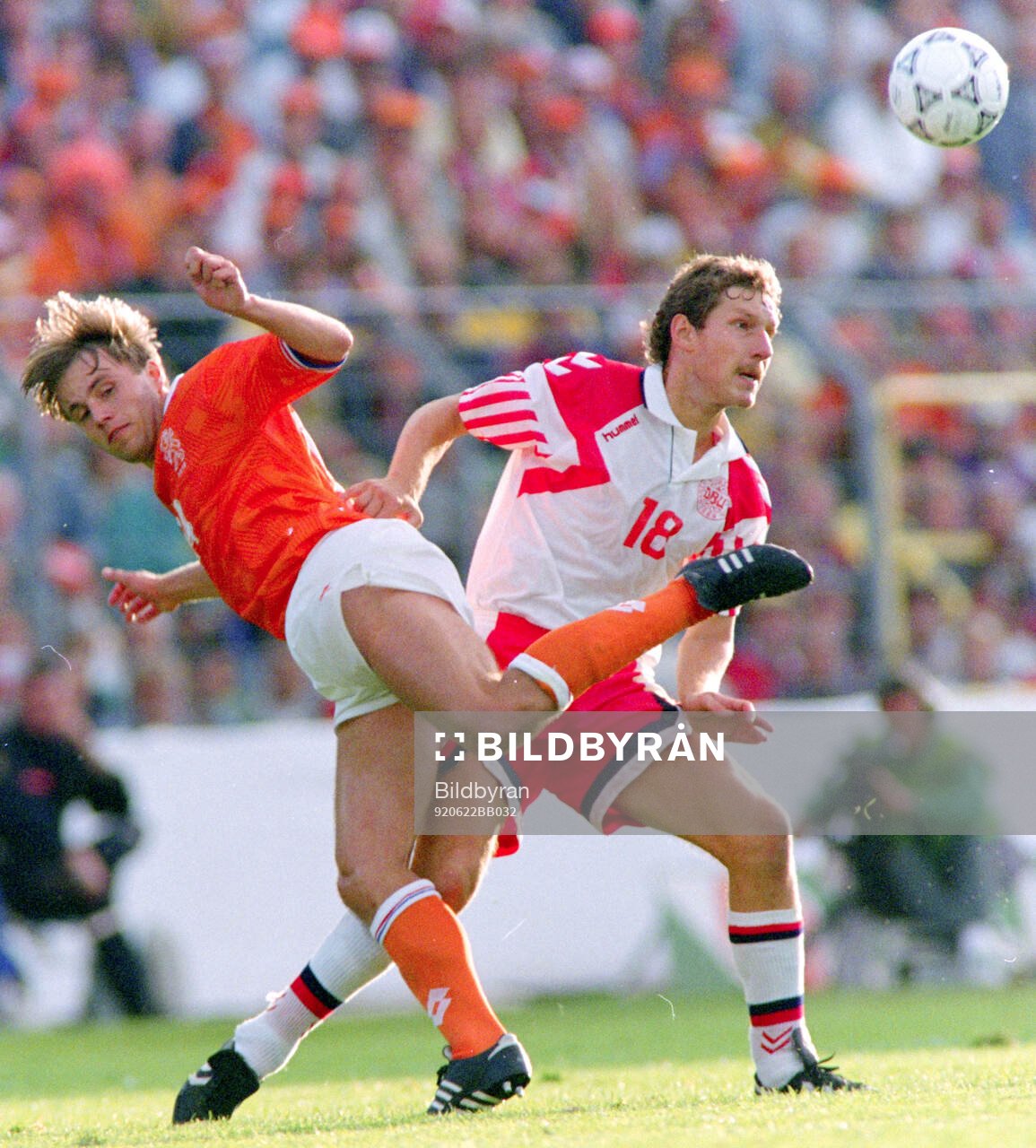 Football, Uefa EURO 1992, Semifinal, Netherlands - Denmark