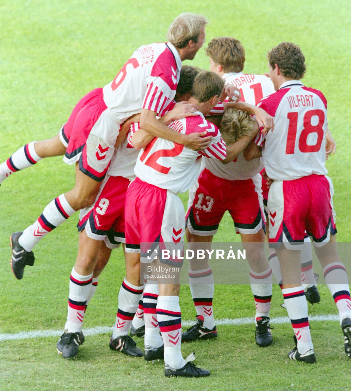 Football, Uefa EURO 1992, Semifinal, Netherlands - Denmark
